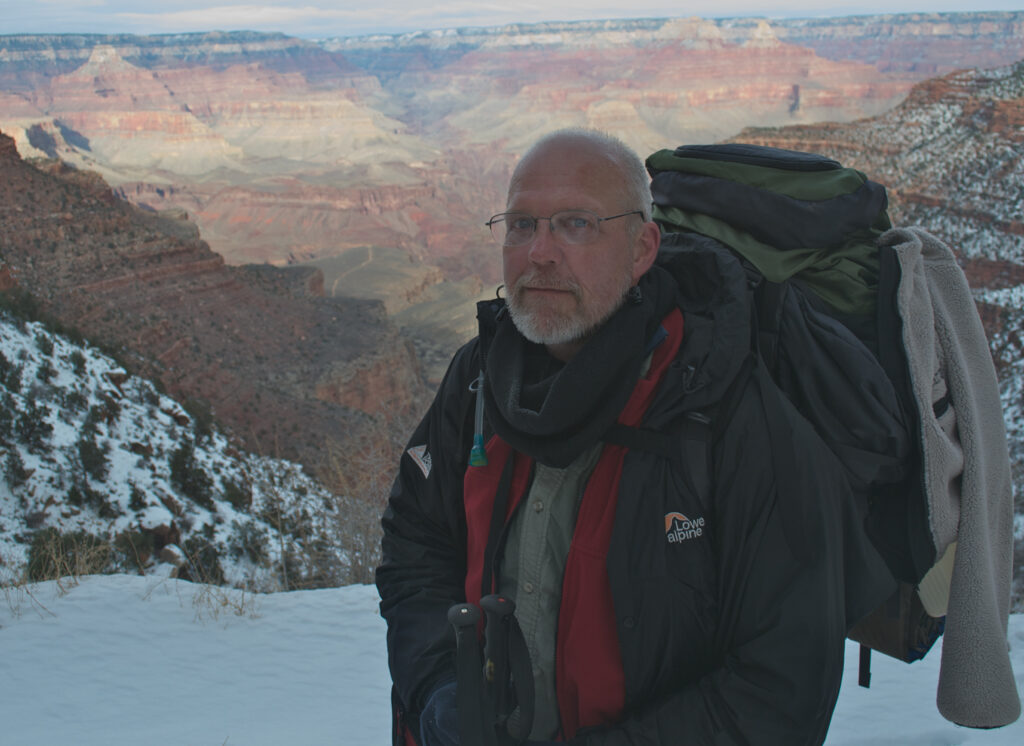 This is me, near the end of a backpacking trip to the bottom of the Grand Canyon, 2011.