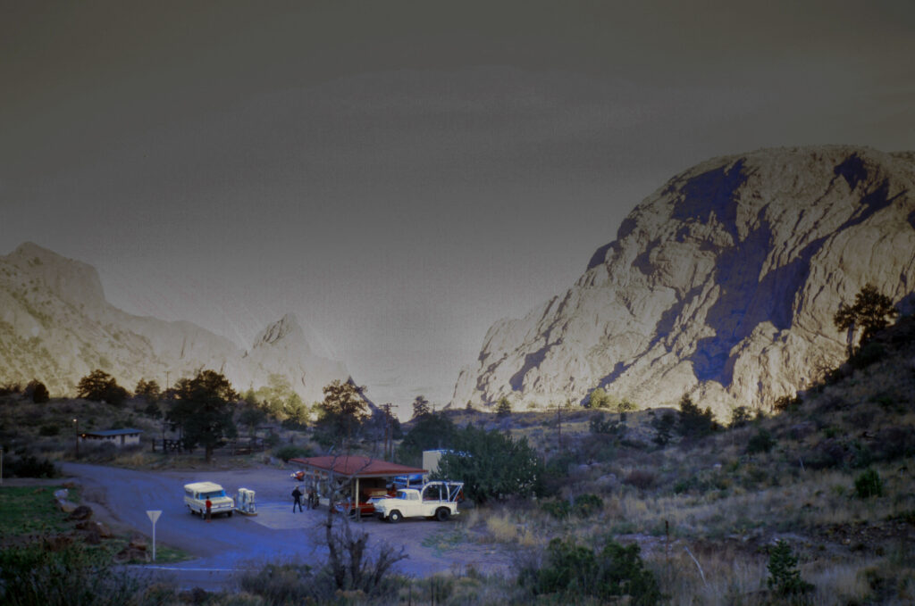 Gas station in the Basin